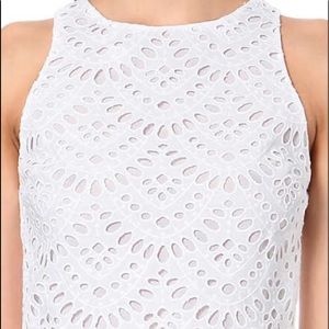 Alice & Olivia Cotton Crop Top